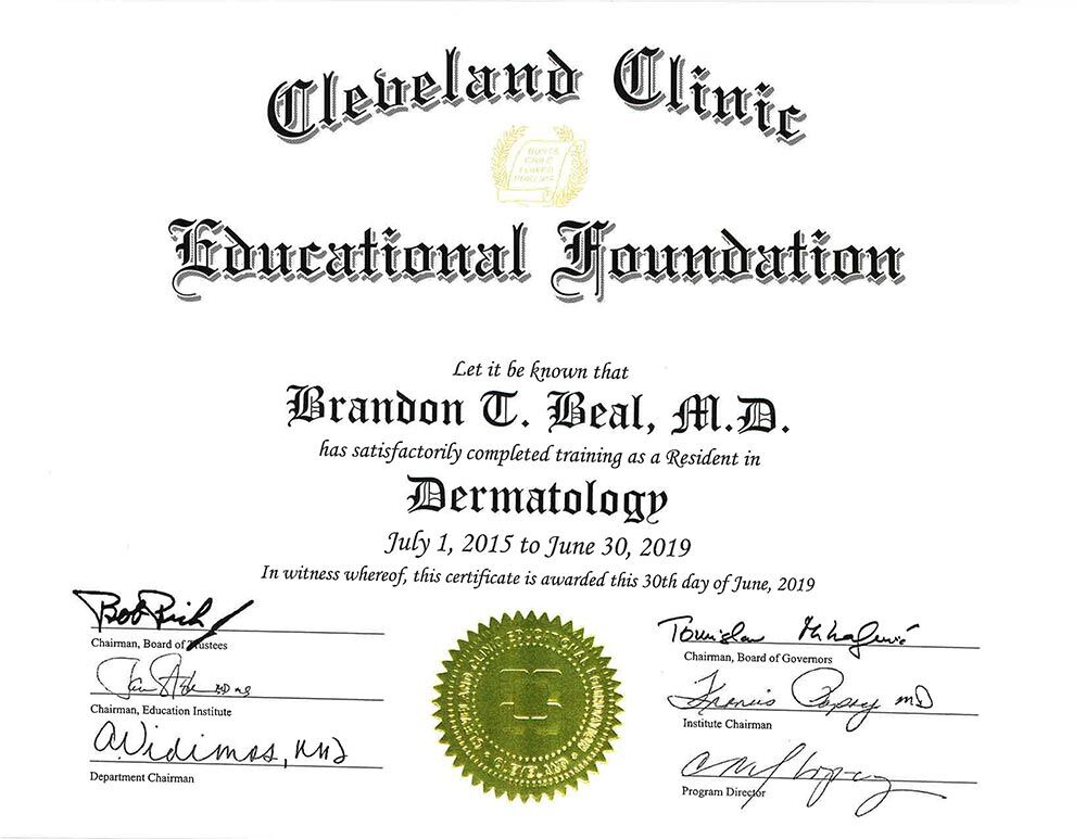 Brandon T. Beal, MD, FAAD – Board-Certified Cosmetic Dermatologist Sns-Brigh10